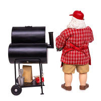 10.75“ Fabriché™ Santa With Barbecue Grill