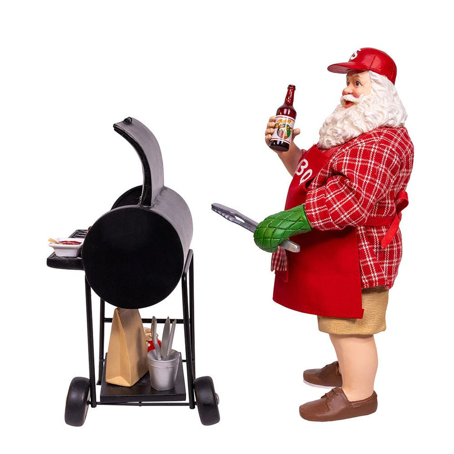10.75“ Fabriché™ Santa With Barbecue Grill