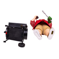 10.75“ Fabriché™ Santa With Barbecue Grill