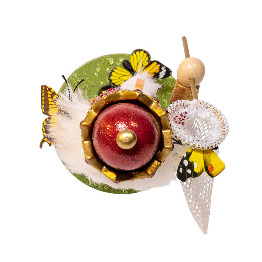 12" Wind-Up Musical Butterfly Catcher Nutcracker