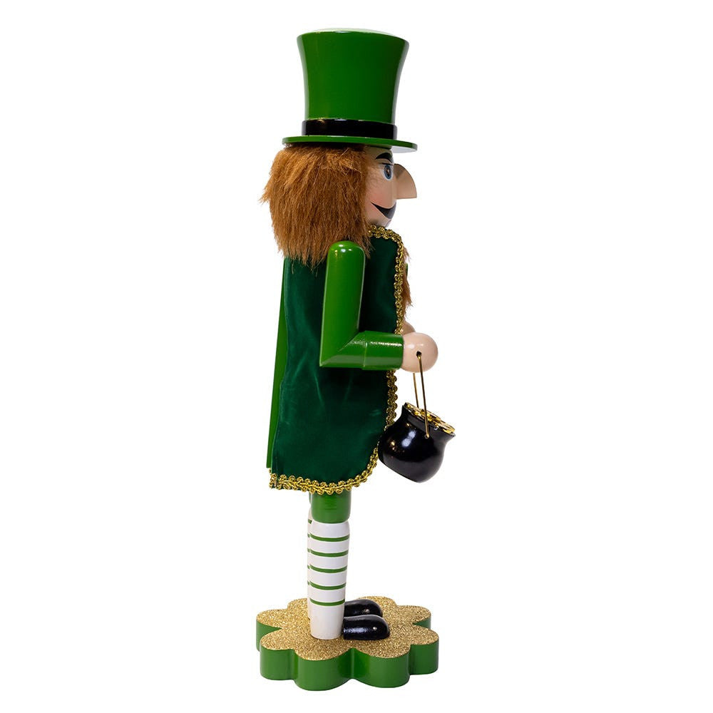 14“ Leprechaun Soldier Nutcracker