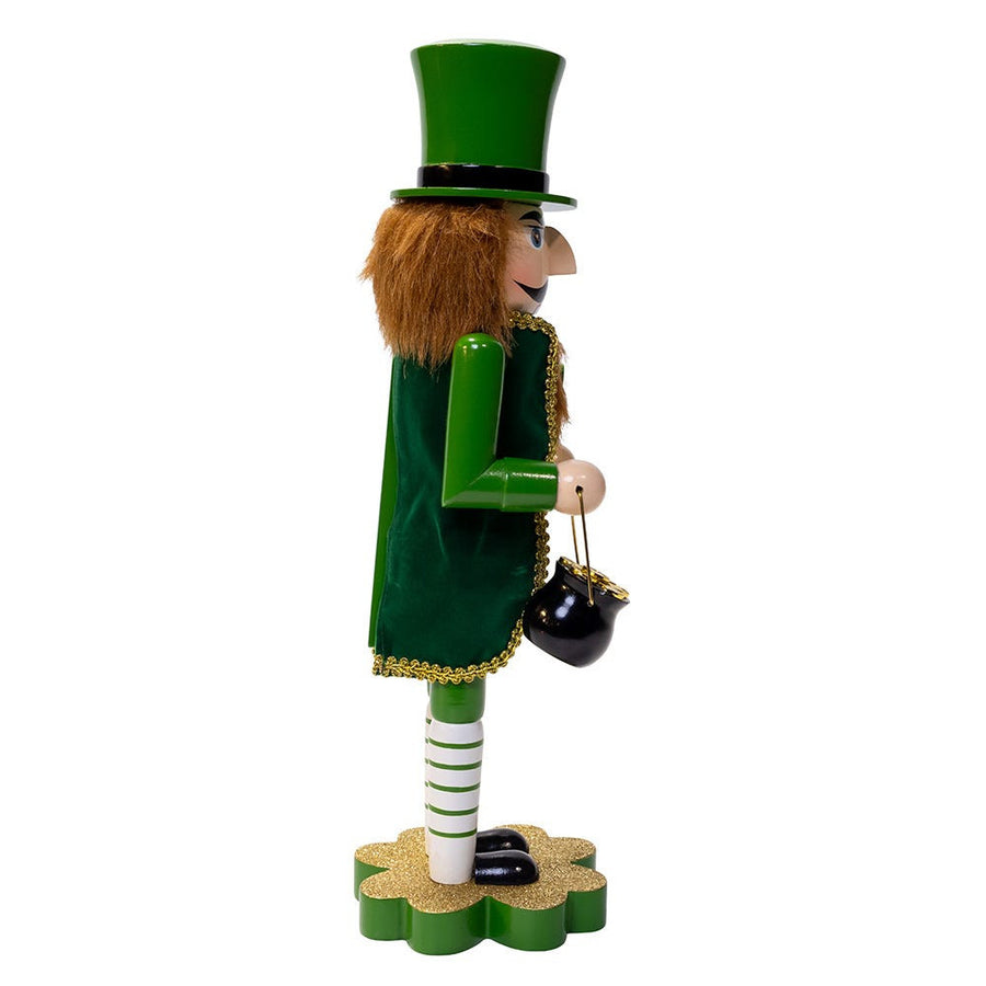 14“ Leprechaun Soldier Nutcracker