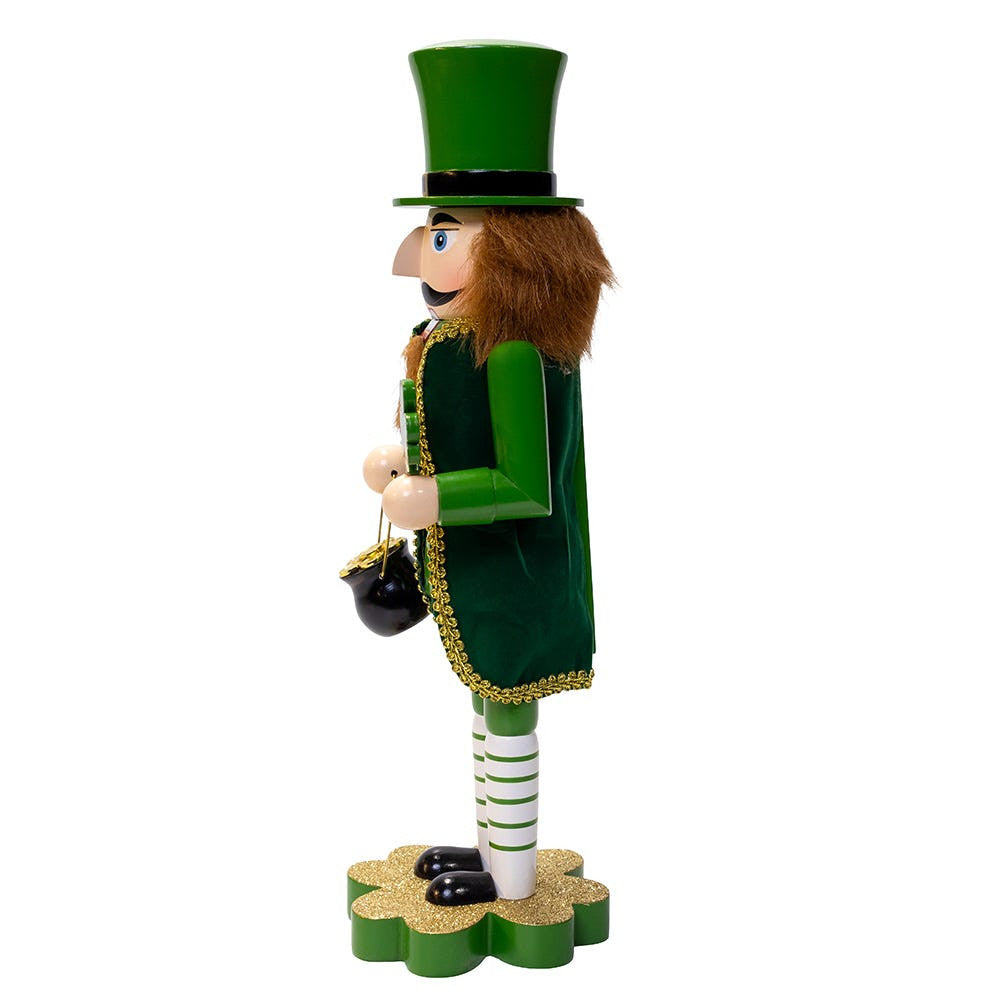 14“ Leprechaun Soldier Nutcracker