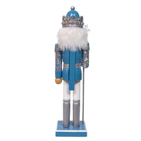 15“ Blue & Platinum Nutcracker