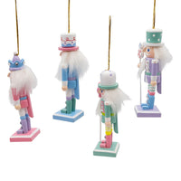 5“ Candy Colored Nutcracker Ornaments