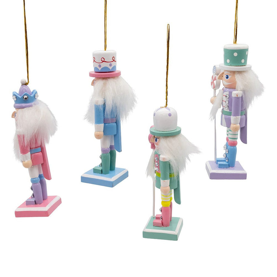 5“ Candy Colored Nutcracker Ornaments