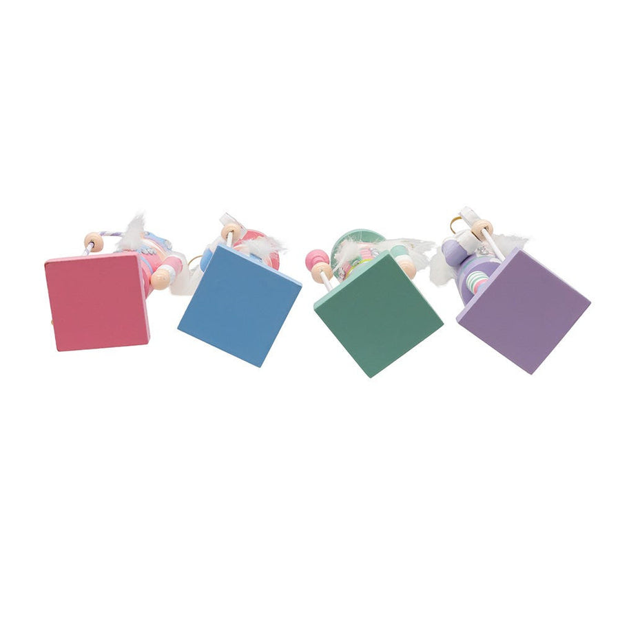 5“ Candy Colored Nutcracker Ornaments