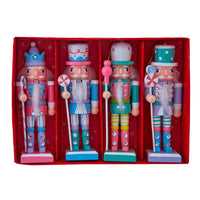5“ Candy Colored Nutcracker Ornaments