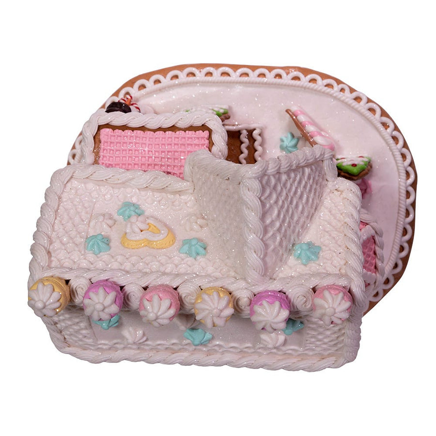 9" Battery Operated LED Gingerbread Cake House