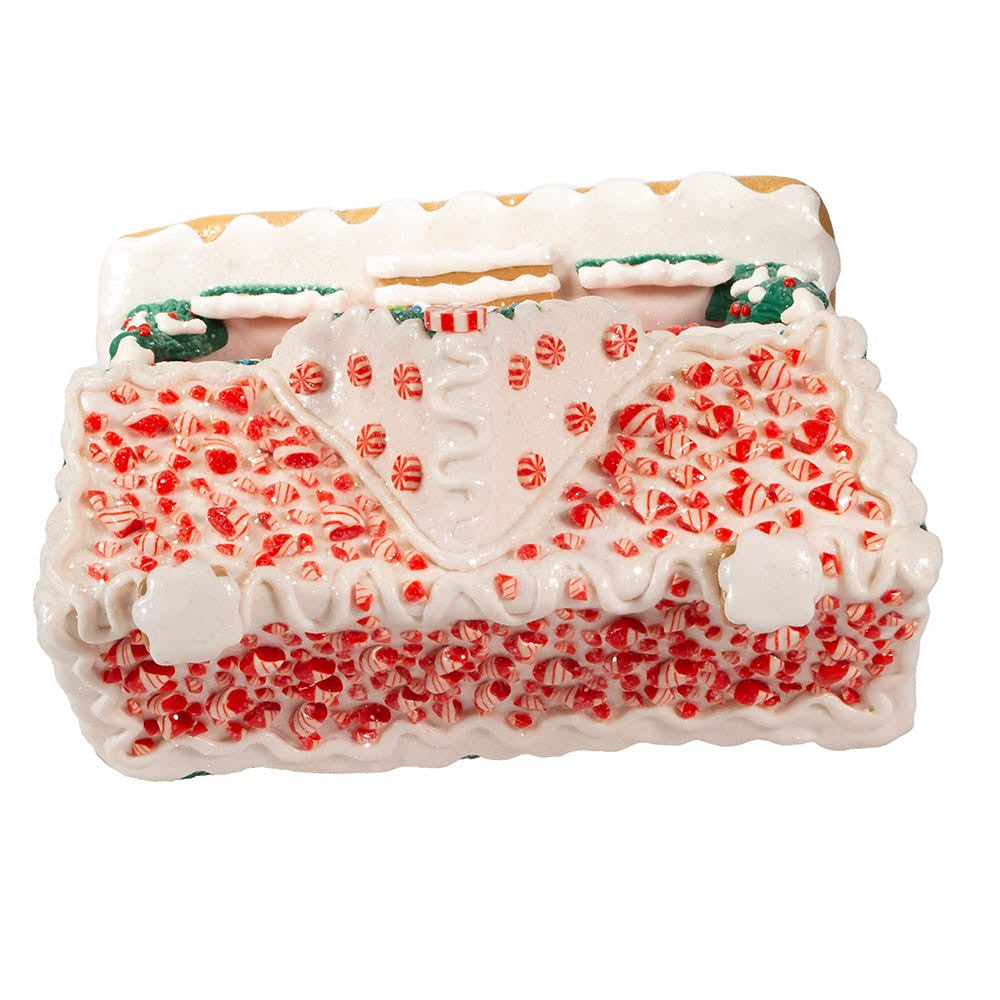 9.5" Battery-Operated Lighted Musical Gingerbread House