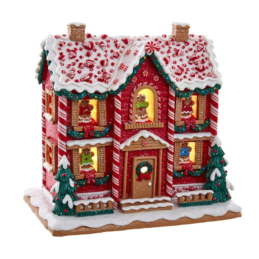 9.5" Battery-Operated Lighted Musical Gingerbread House