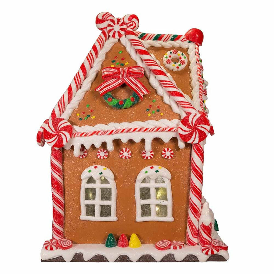 13" Battery Operated LED Gingerbread House