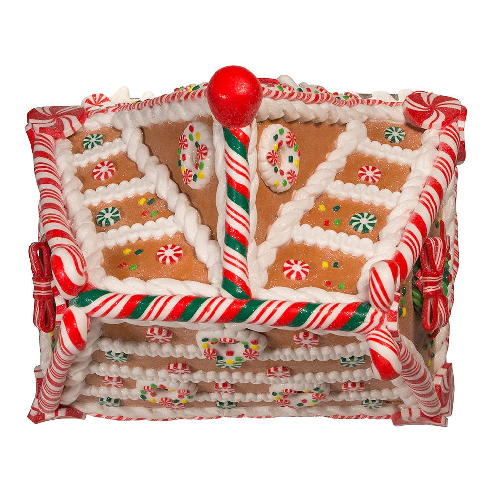 13" Battery Operated LED Gingerbread House