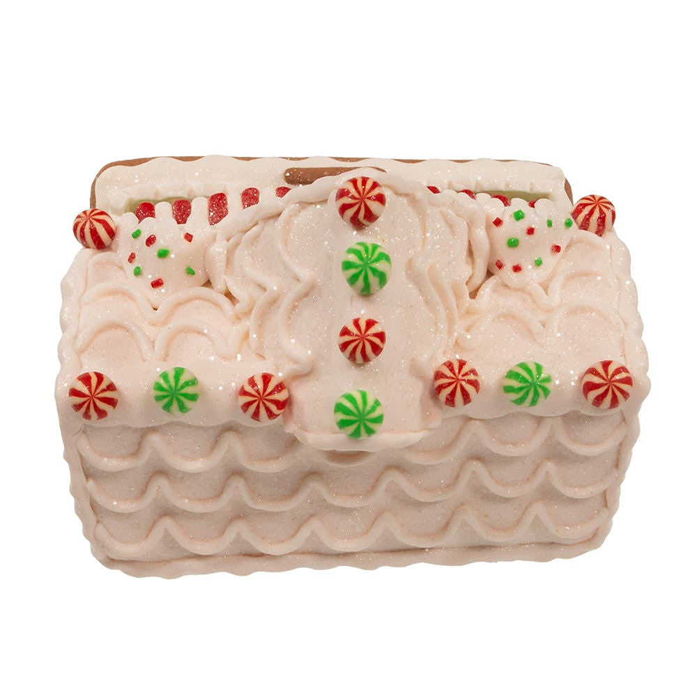 9" Battery Operated Light Up Two Floor Gingerbread House