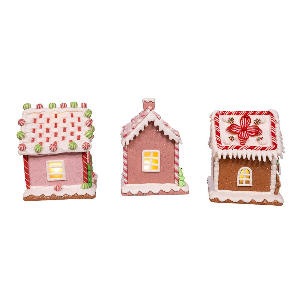 7" Battery Operated LED Lighted Gingerbread House