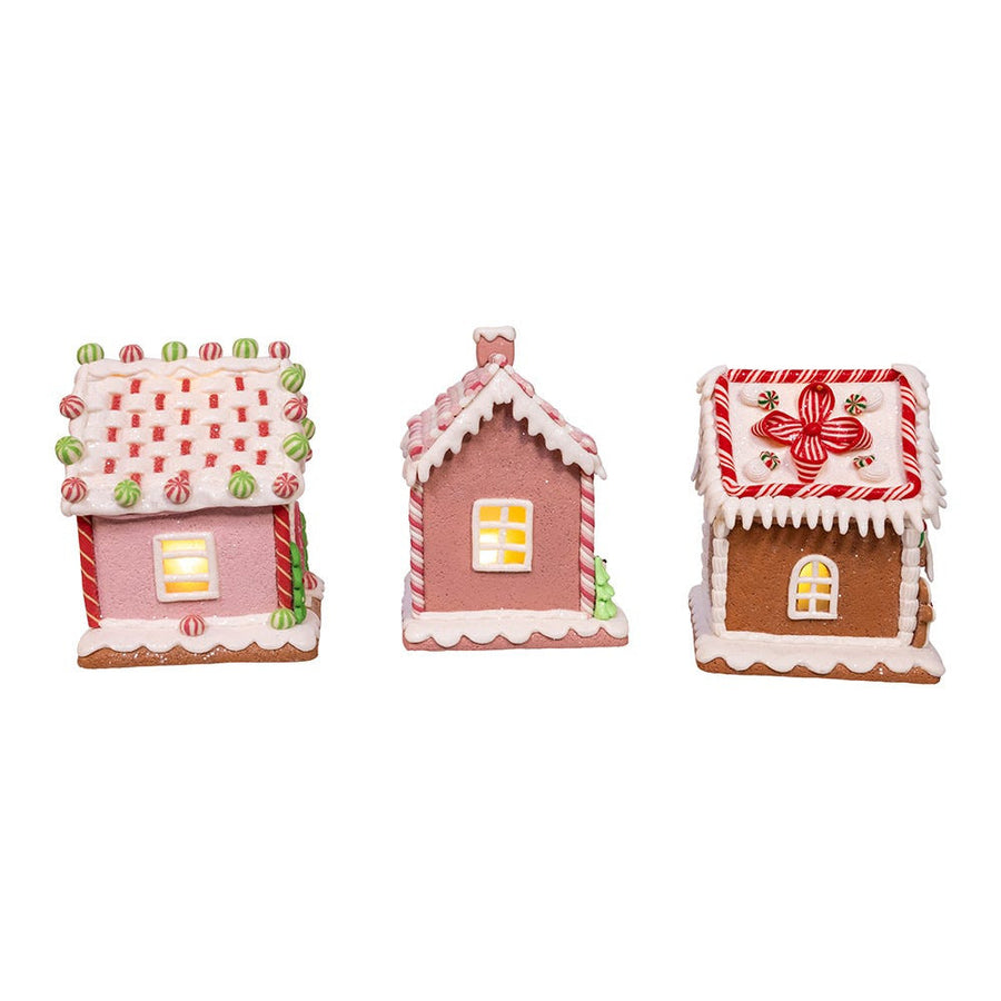 7" Battery Operated LED Lighted Gingerbread House