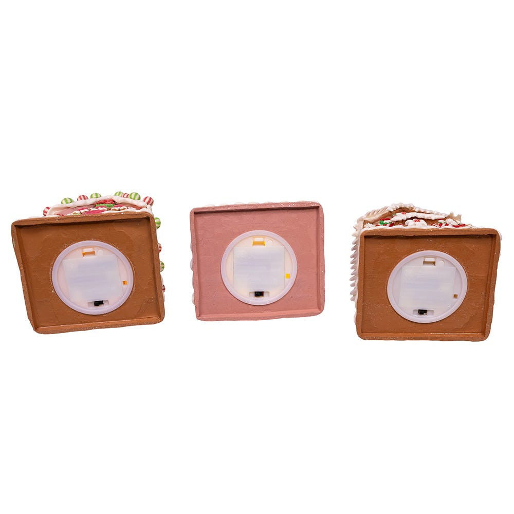7" Battery Operated LED Lighted Gingerbread House
