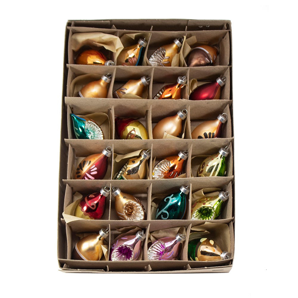 30MM Early Years Miniature Oval Glass Ornaments