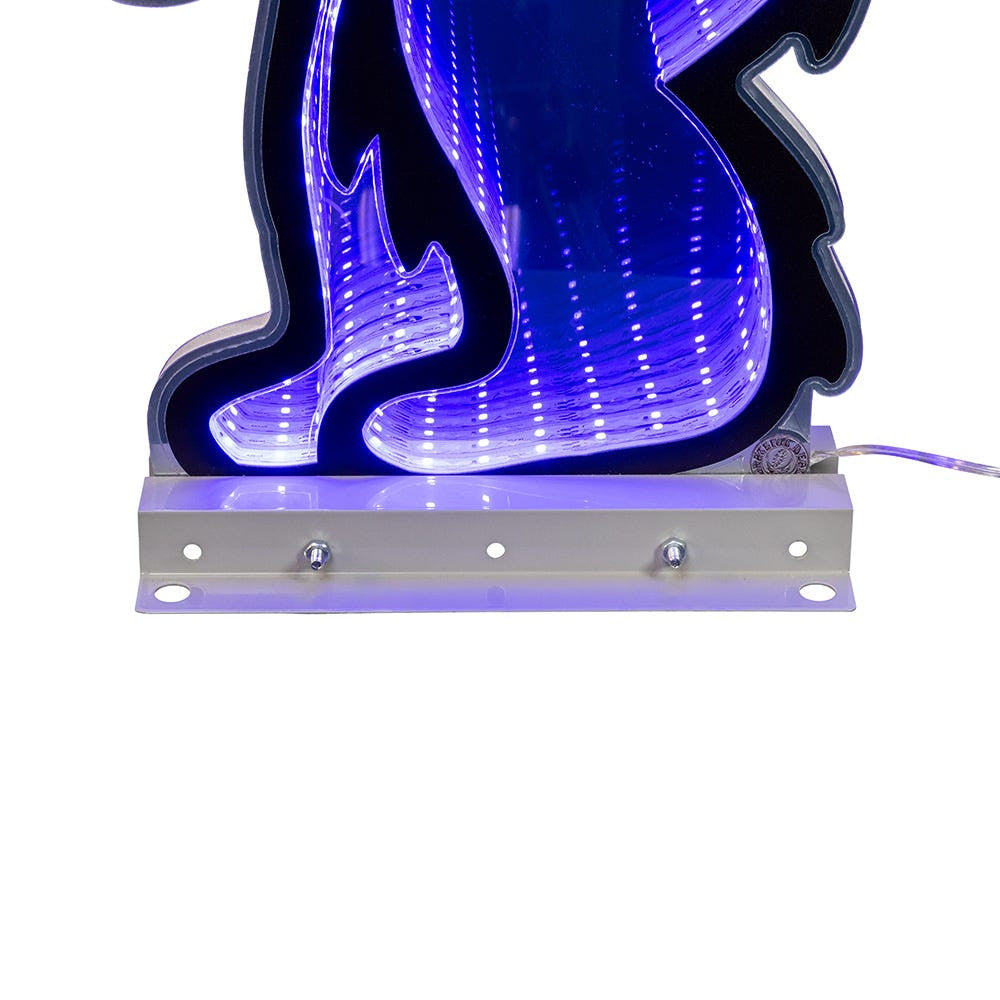26" Grateful Dead™ Dancing Blue Bear Outdoor Infinity Light