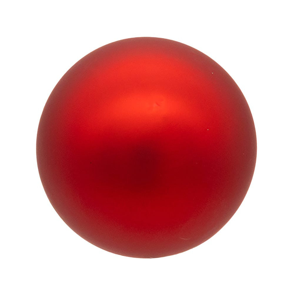 65MM Glass Matte Red Ball Ornaments