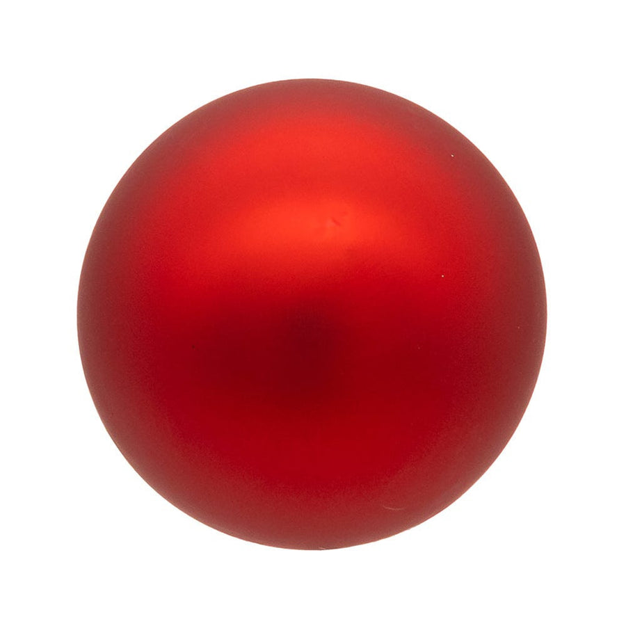 65MM Glass Matte Red Ball Ornaments