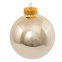 65MM Glass Shiny Gold Ball Ornaments