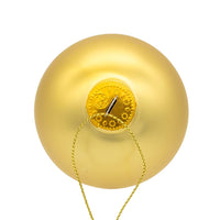60MM Glass Matte Gold Ball Ornaments