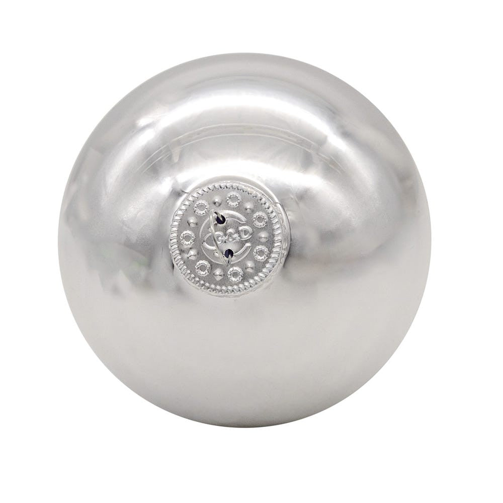 65MM Glass Shiny Silver Ball Ornaments