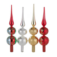 13“ Un-Lit Glass Finial Treetops