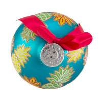 80MM Glass Pineapple Pattern Ball Ornaments