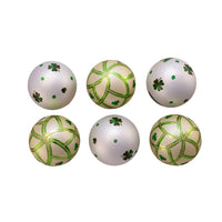 80MM Glass Irish Design Ball Ornaments