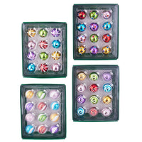 25MM Bright Multicolored Glass Ball Ornaments