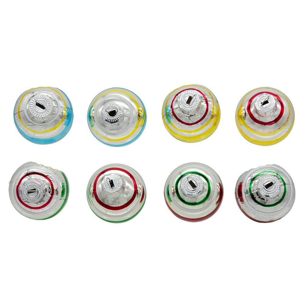 30MM Miniature Solid and Reflector Glass Ball Ornaments