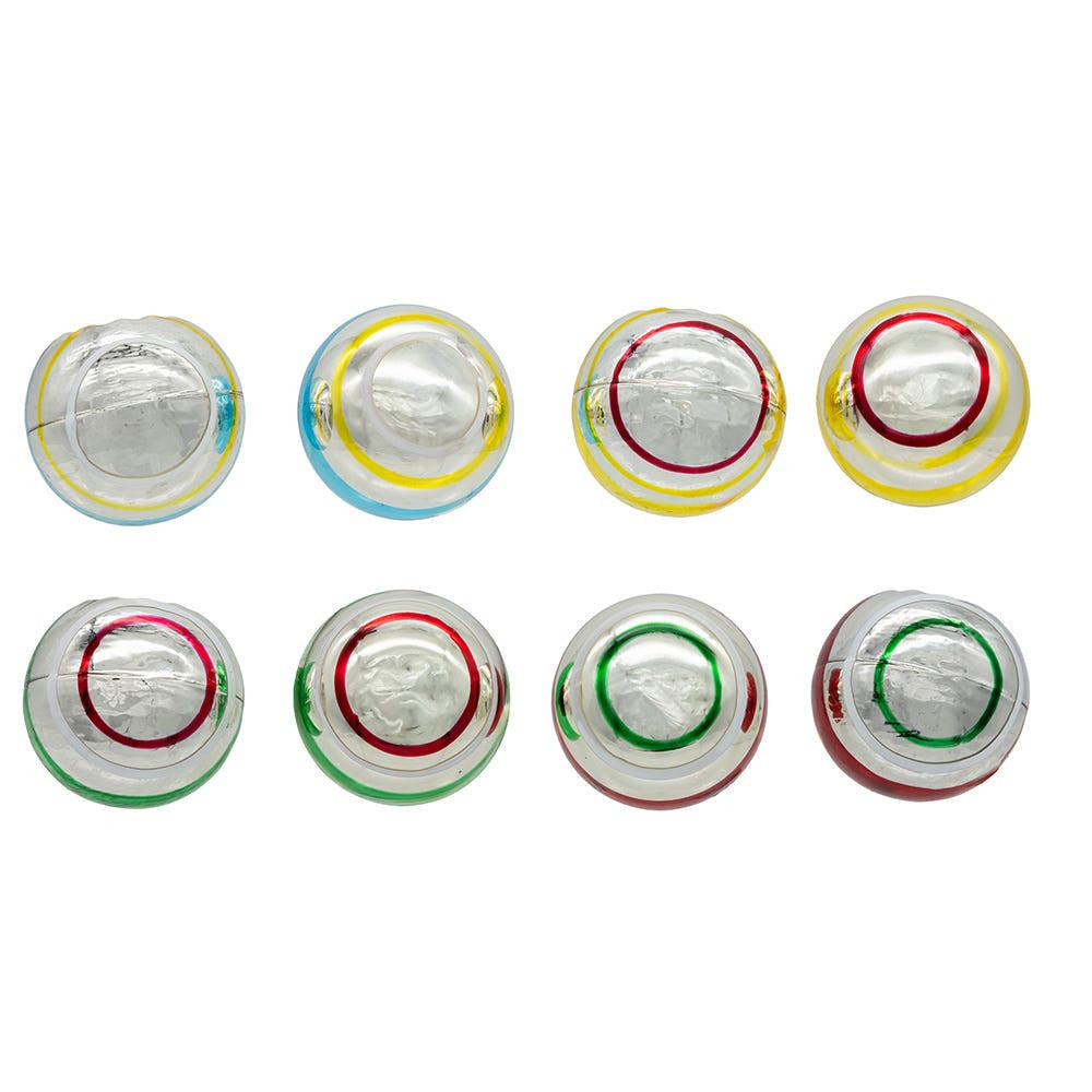 30MM Miniature Solid and Reflector Glass Ball Ornaments