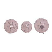 80MM Glass Embellished White Ball, Finial, and Onion Ornaments