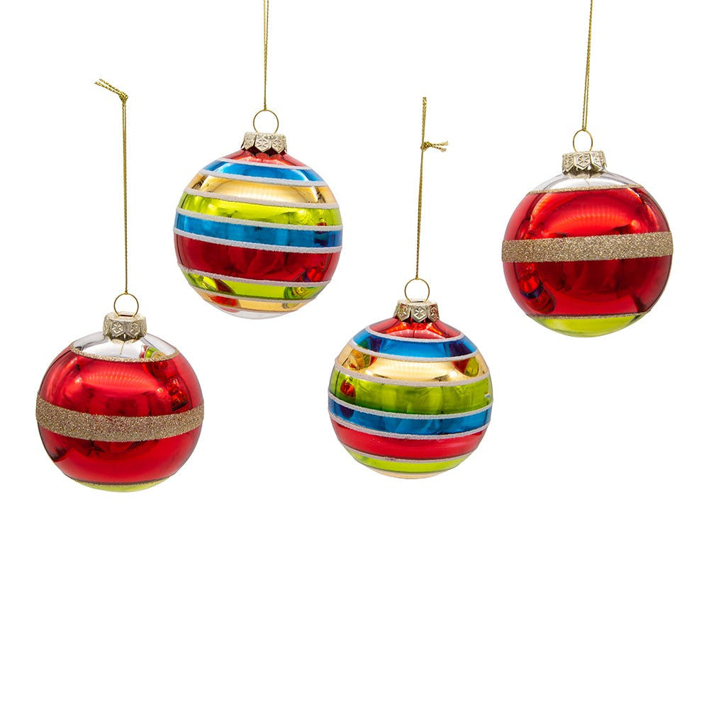 75MM Early Years Glass Ornaments
