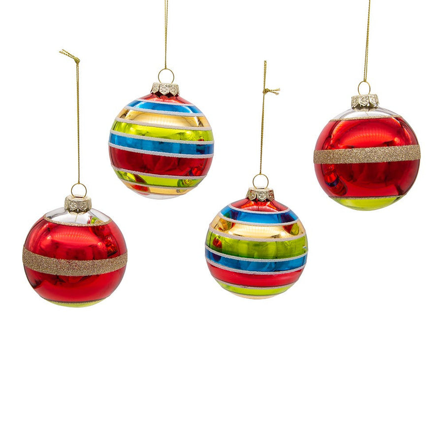 75MM Early Years Glass Ornaments