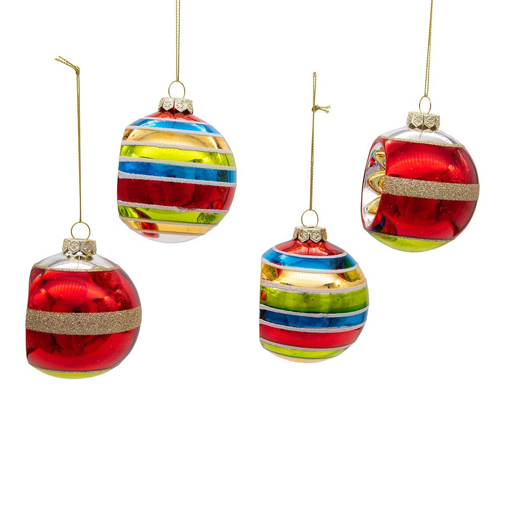 75MM Early Years Glass Ornaments