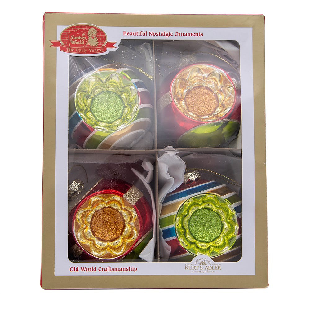 75MM Early Years Glass Ornaments