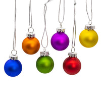 25MM Glass Matte Pride Color Ball Ornaments
