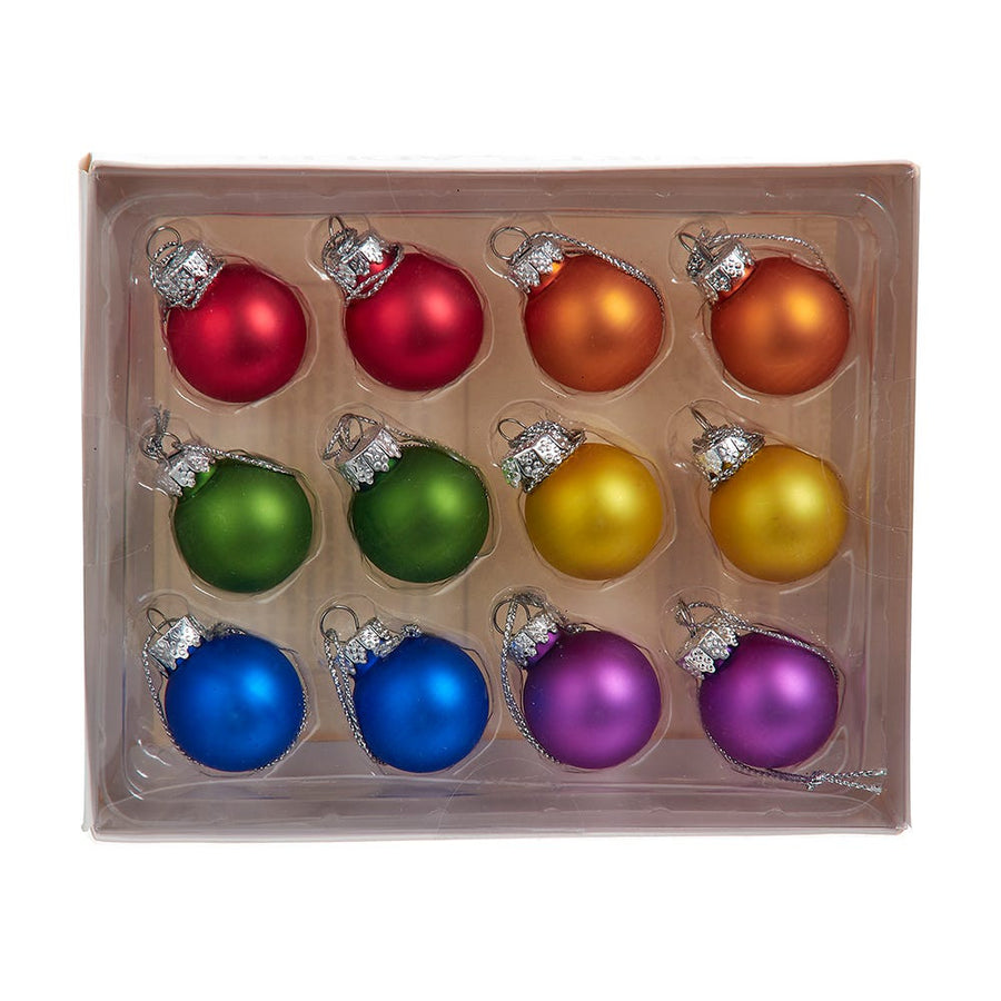 25MM Glass Matte Pride Color Ball Ornaments