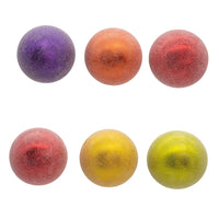 80MM Glass Sugar Frosted Solid Color Ball Ornaments