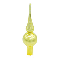Glass Multicolor Ball Ornaments With Gold Treetop