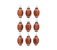 Glass Sports Ball Ornaments, 9-Piece Box
