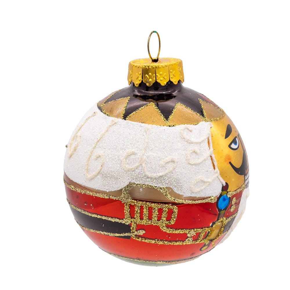 65MM Glass Nutcracker Design Ball Ornaments
