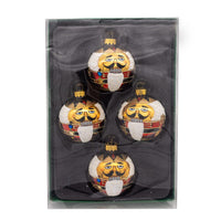 65MM Glass Nutcracker Design Ball Ornaments