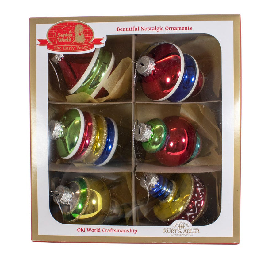 3.5" Glass Early Years Ornaments