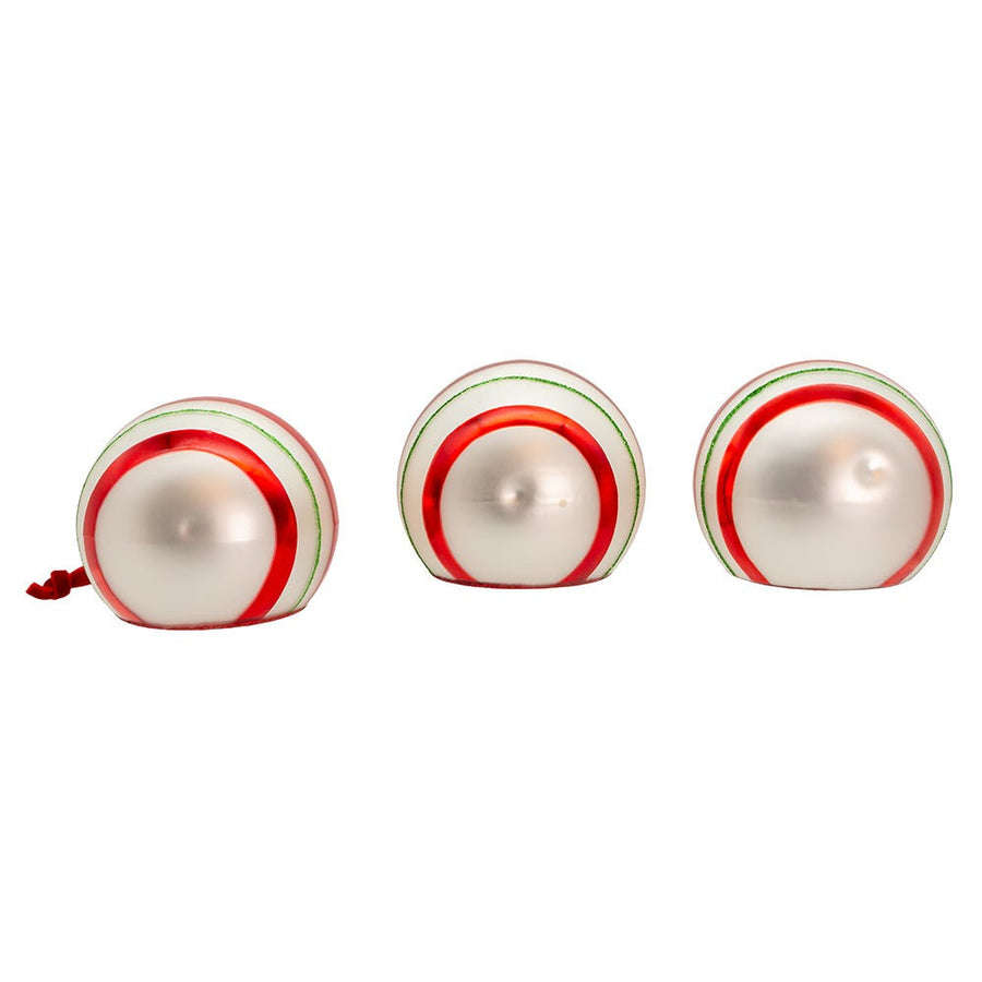 3" The Early Years Glass Reflector Ornaments