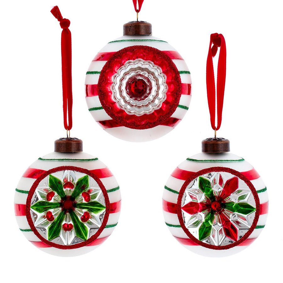 3" The Early Years Glass Reflector Ornaments