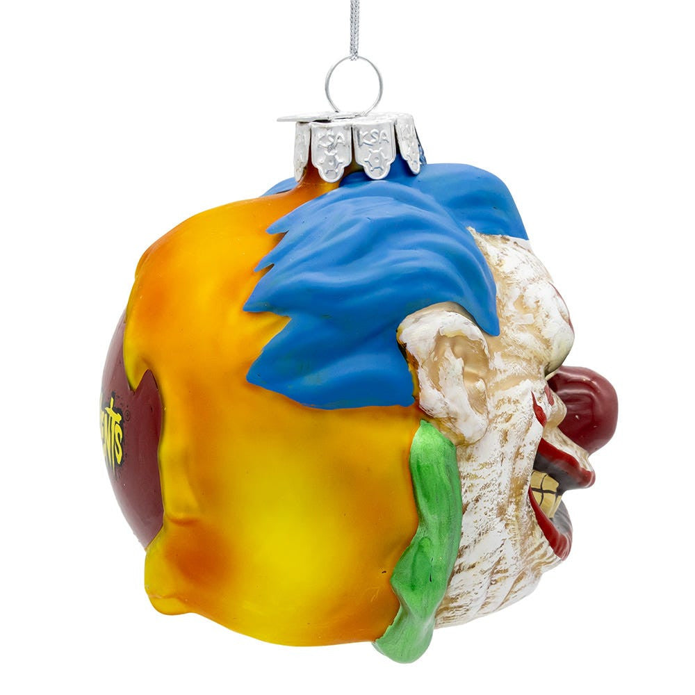 Gorenaments® Glass "Bubbles" Evil Clown Ornament